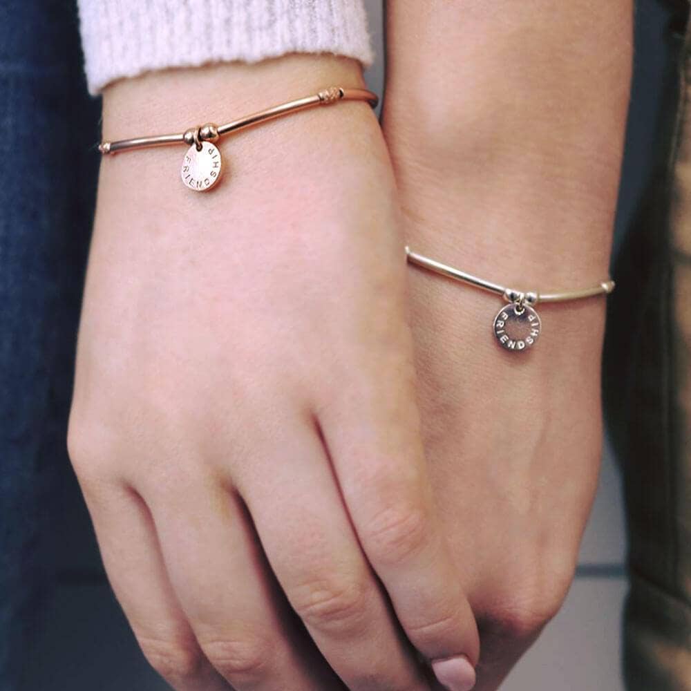 mini noodle sparkle rice friendship disc bracelet 2424 | ChloBo