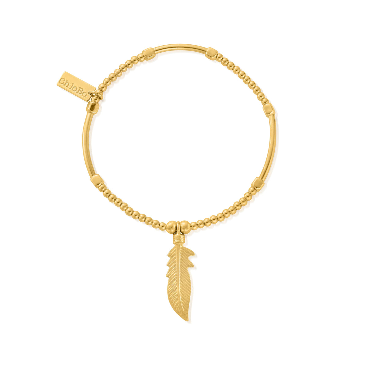 cute mini cube feather bracelet 1282 | ChloBo