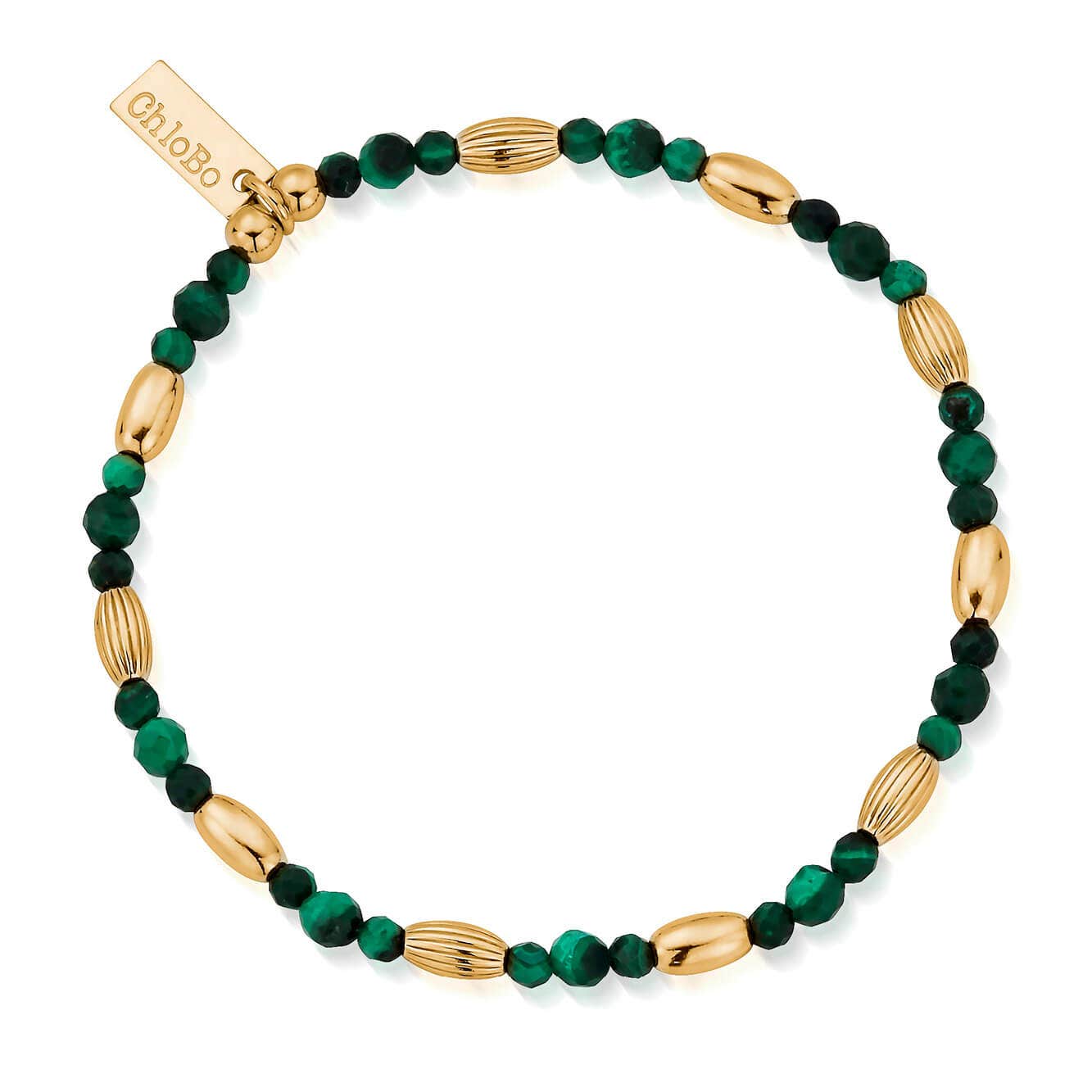 Alternative Rice Malachite Bracelet | ChloBo