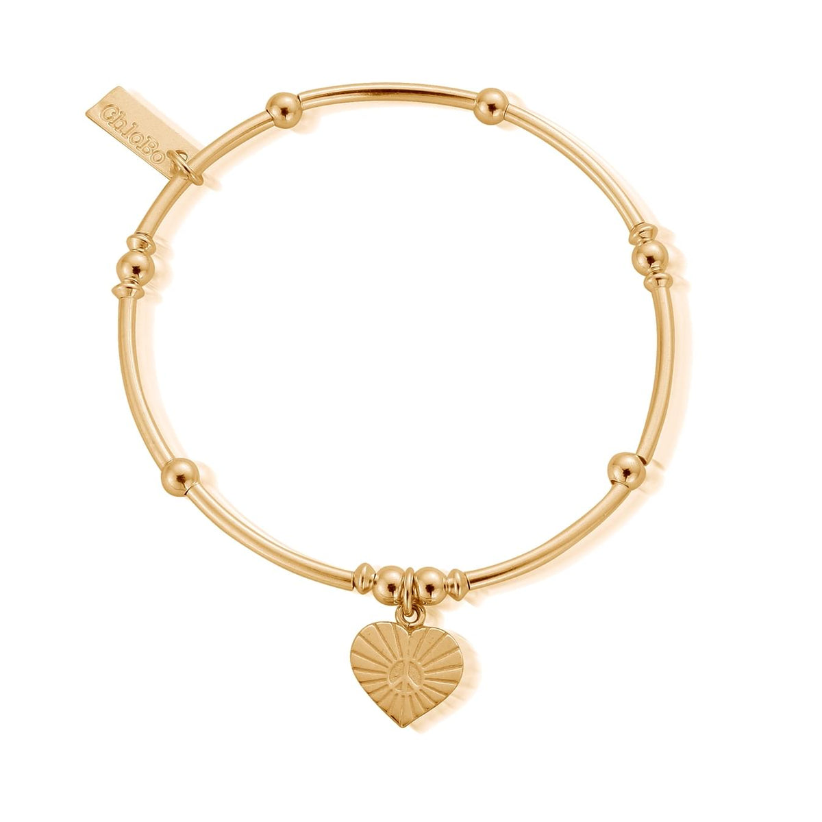mini noodle ball sunray heart bracelet 2727 | ChloBo