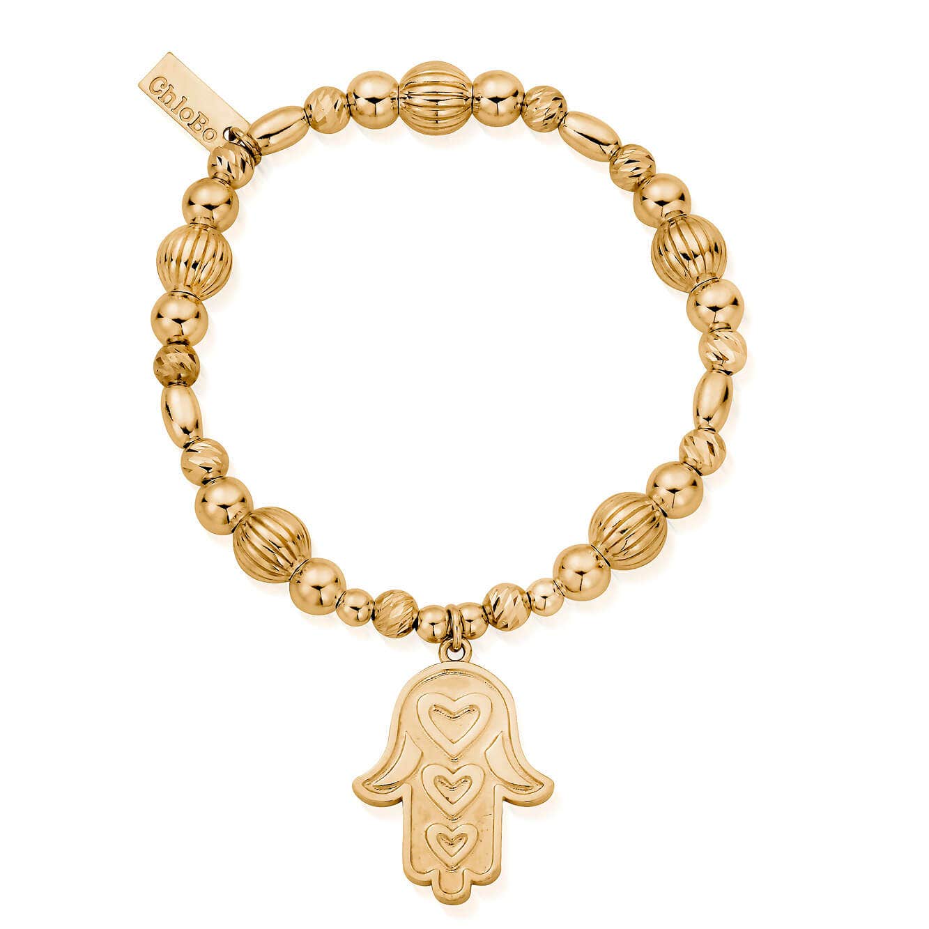 Hand of Love Bracelet | Hamsa Hand Charm Bracelet |ChloBo