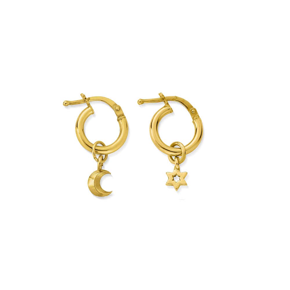 Wisdom & Guidance Small Hoop Earrings | ChloBo