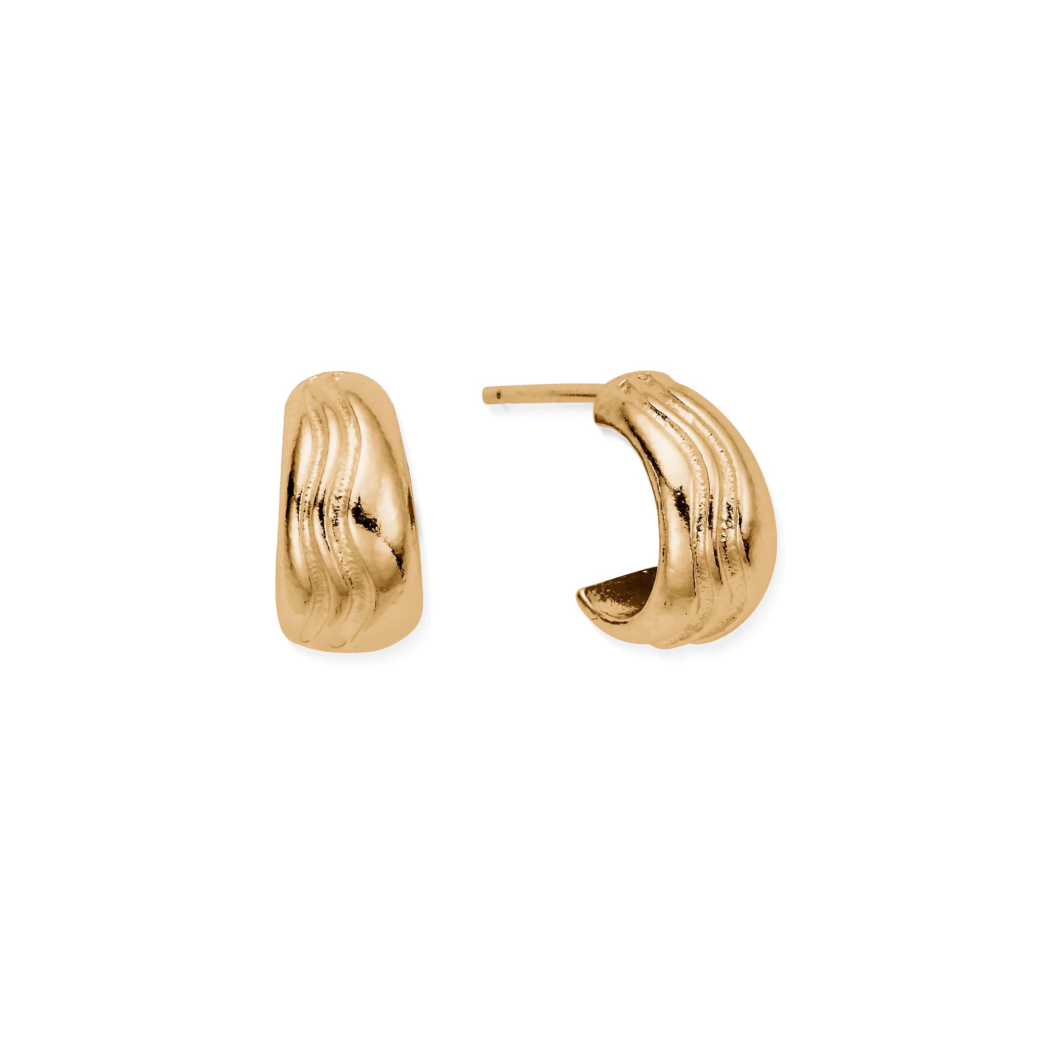 Waves Huggie Hoops | ChloBo