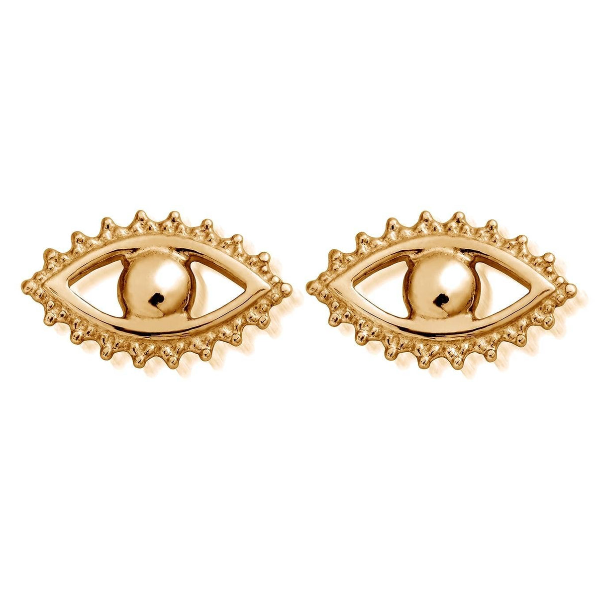 evil eye earrings gold | ChloBo