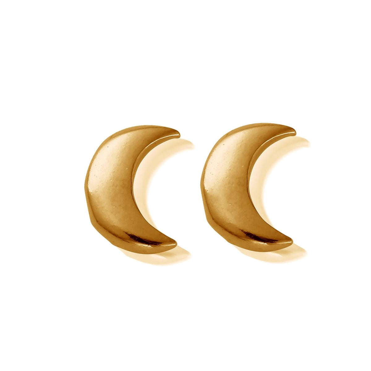 stud moon earrings | ChloBo