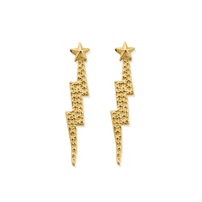 Lightning Bolt Stud Earrings | ChloBo