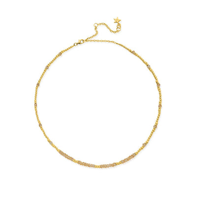 Soulful Rays Citrine Choker Necklace | ChloBo