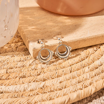 Half Moon Drop Earrings