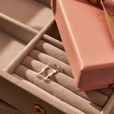 Lightning Bolt Cuff Earrings