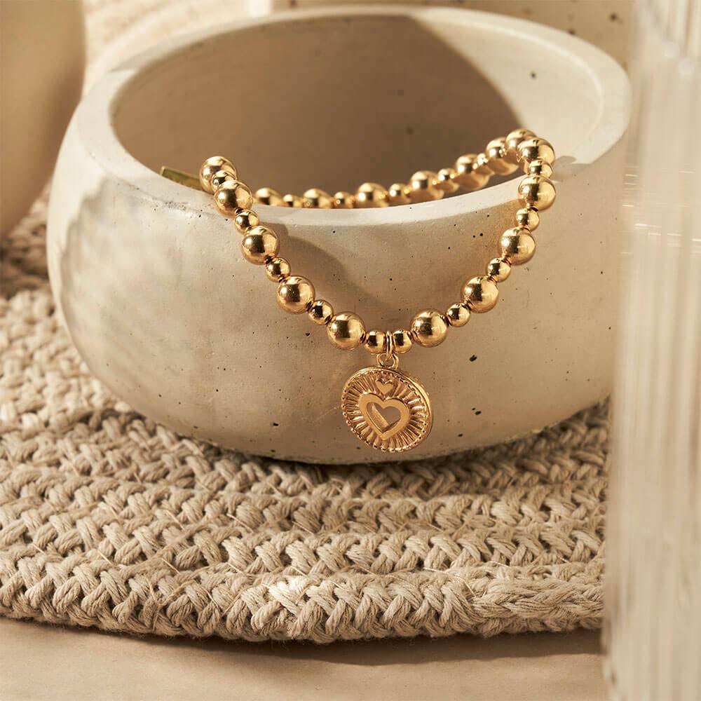 Mini Small Ball Guiding Heart Bracelet | ChloBo