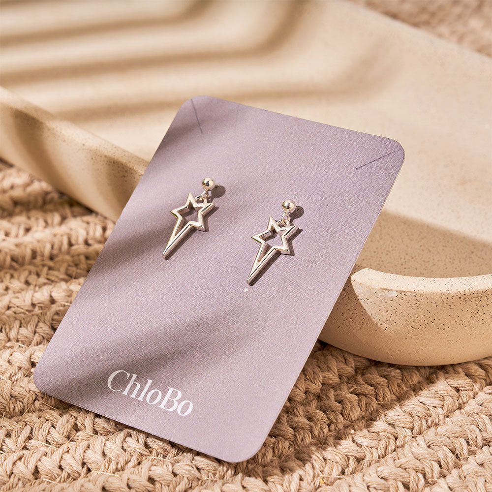 North Star Drop Earrings