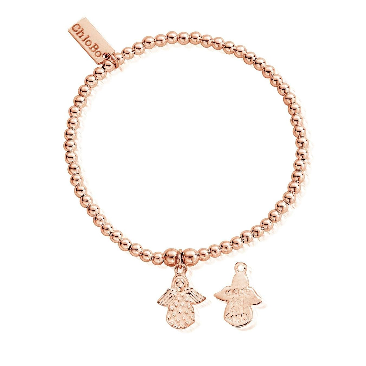 cute charm made for an angel bracelet rose | ChloBo