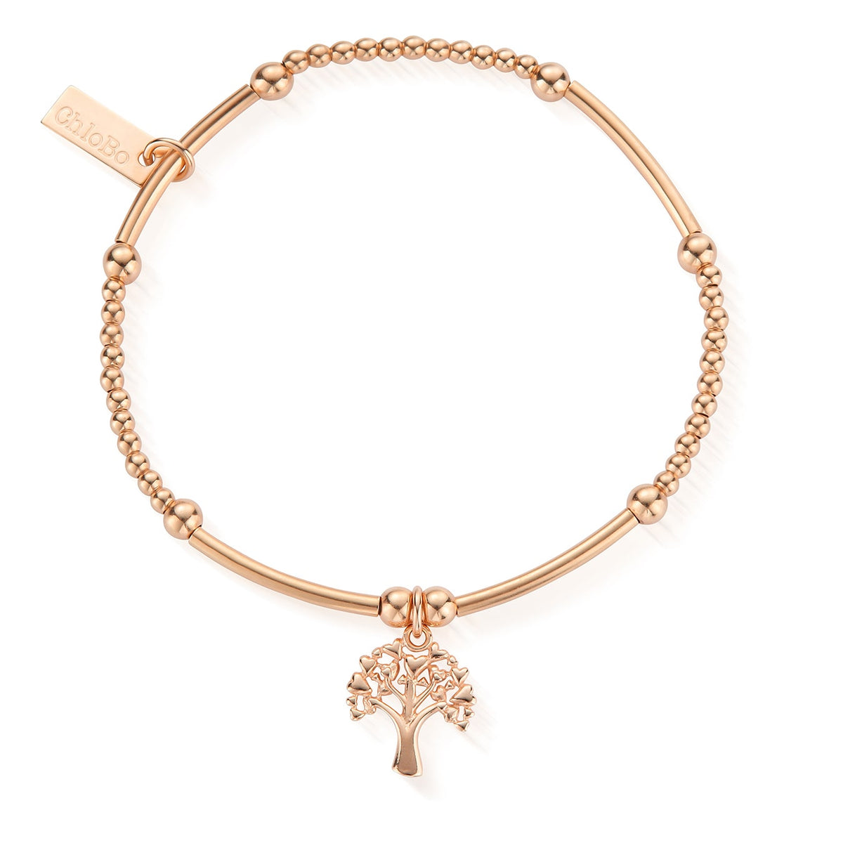 cute mini heart tree of life bracelet 2452 | ChloBo
