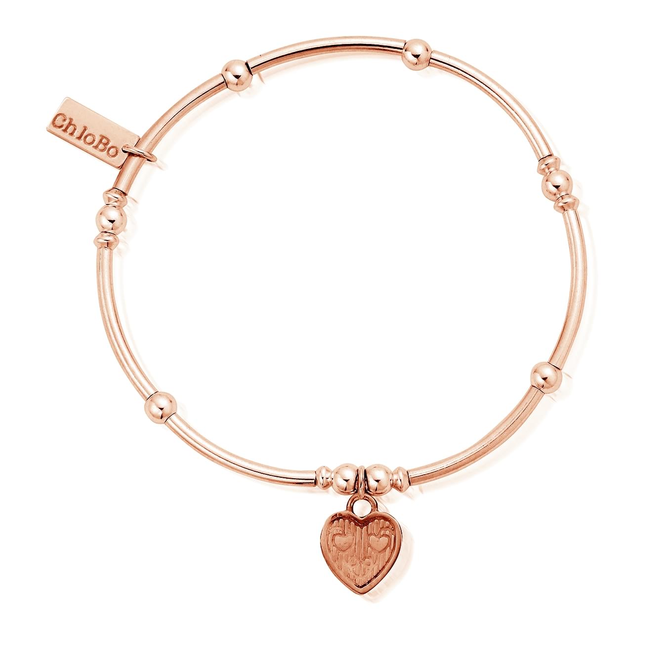 Mini Noodle Ball Tri-Heart Bracelet