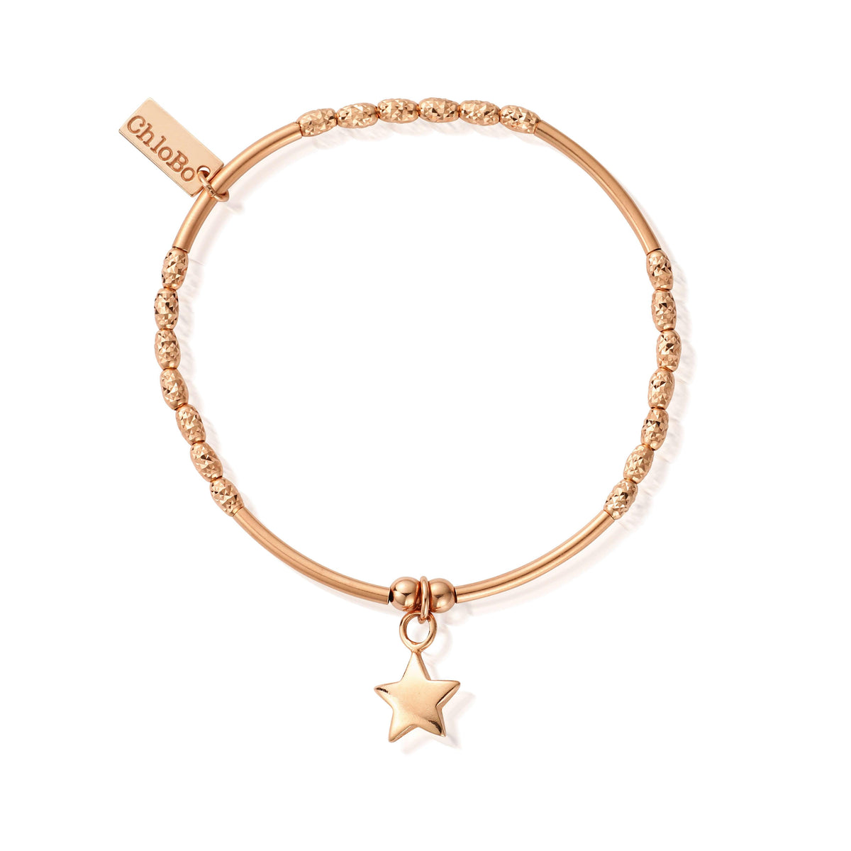 mini noodle sparkle star bracelet | ChloBo