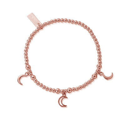 triple moon bracelet rose | ChloBo