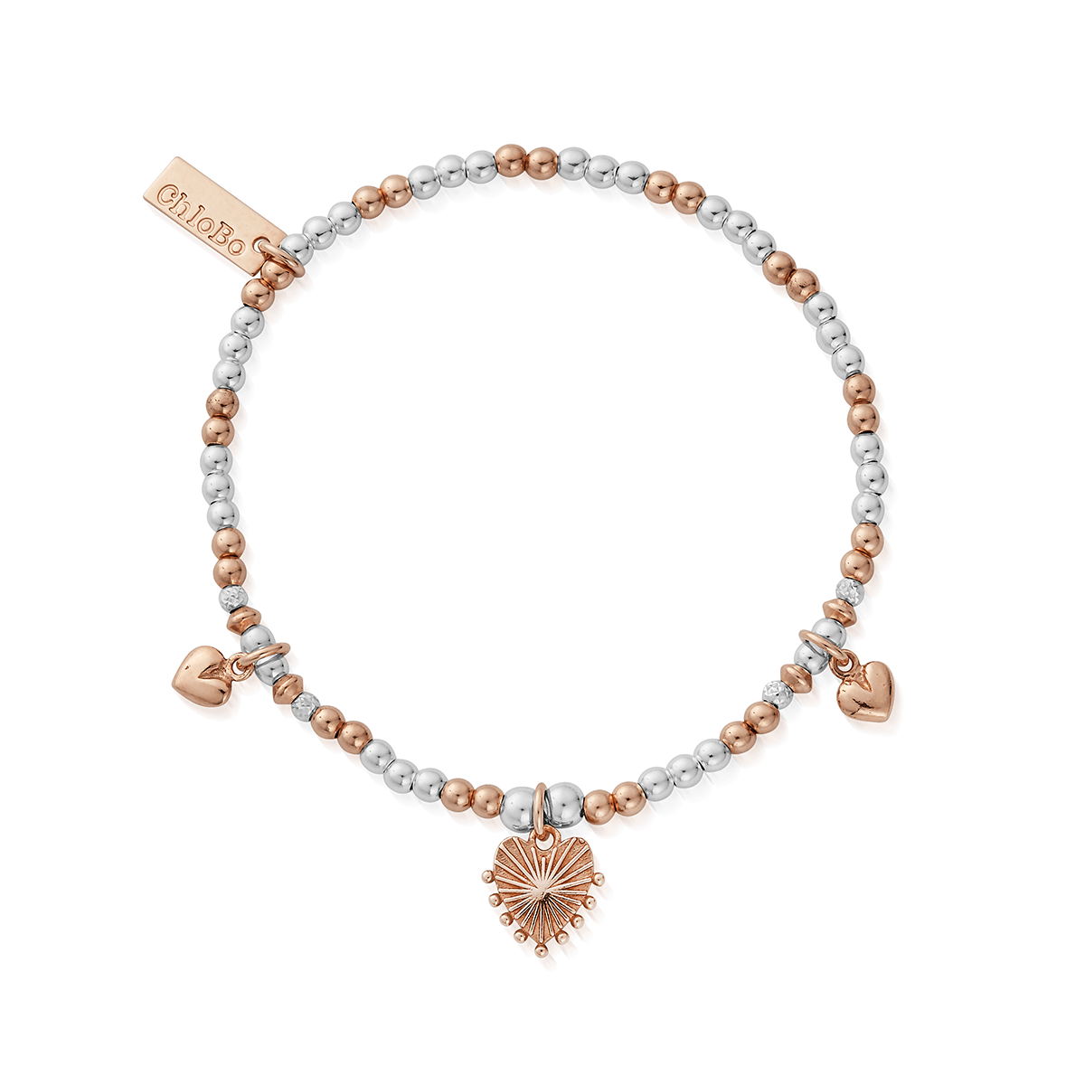 Mixed Metal Everyday Love Bracelet | ChloBo