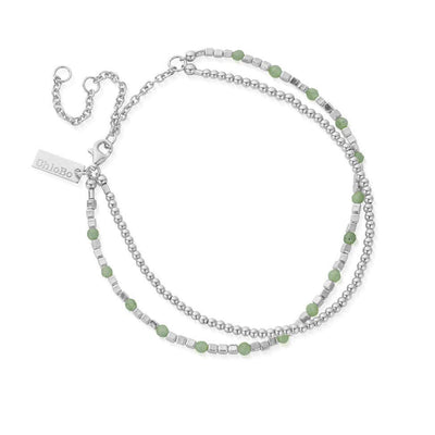 Mini Cute And Aventurine Anklet | ChloBo