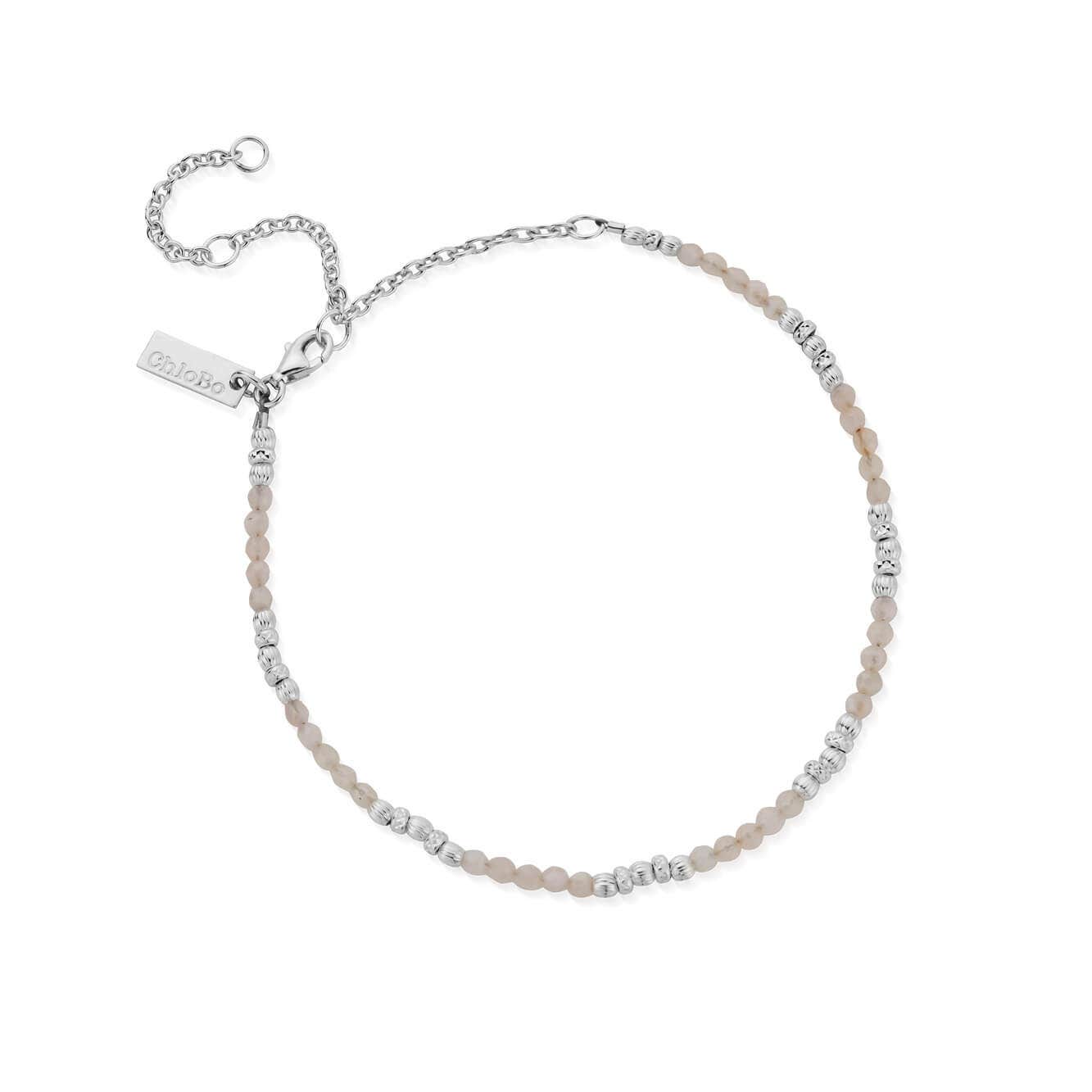Passionate Sun Rose Quartz Anklet | ChloBo