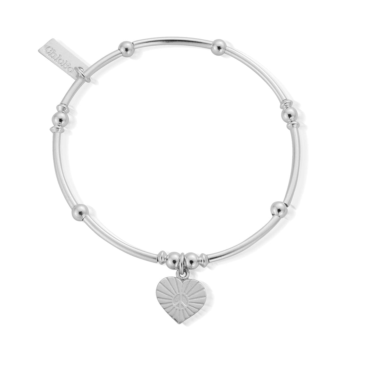 mini noodle ball sunray heart bracelet 2727 | ChloBo