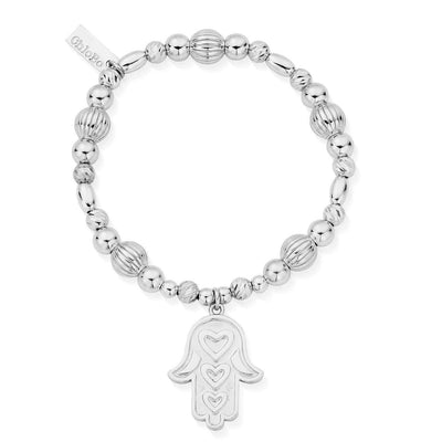 Hand of Love Bracelet | Hamsa Hand Charm Bracelet |ChloBo