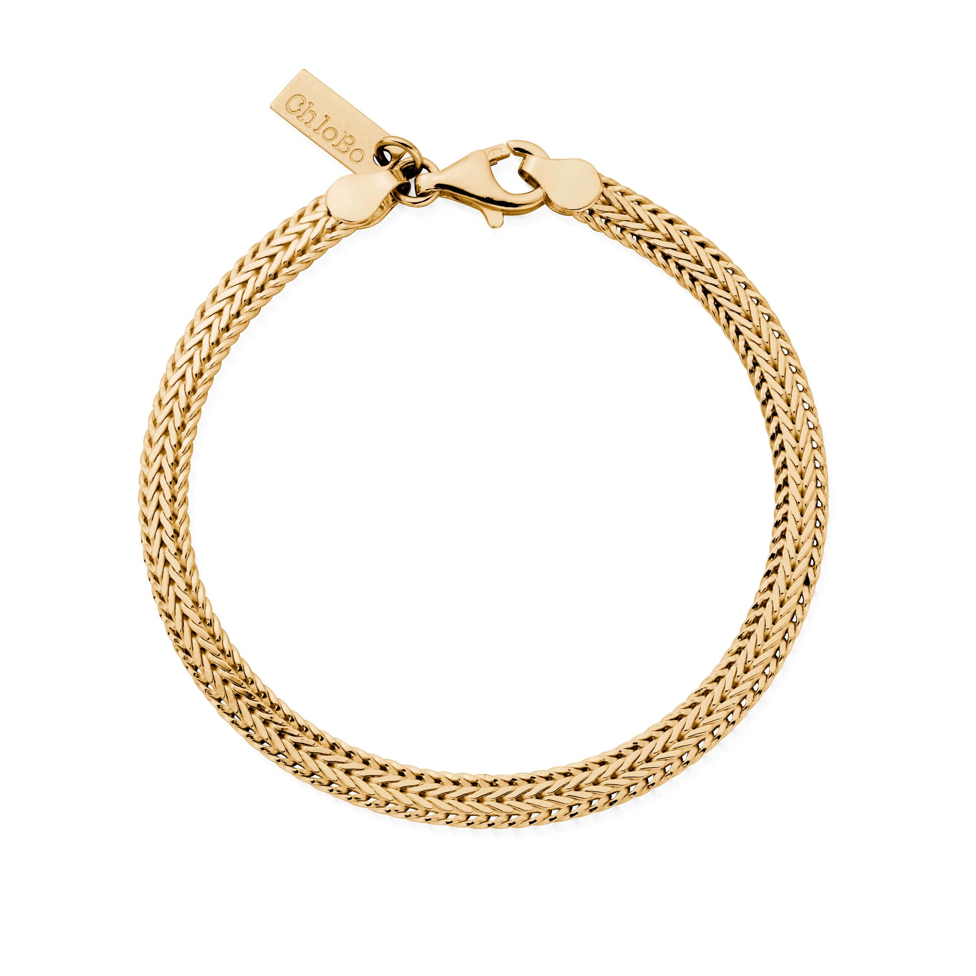 ChloBo The Tide Bracelet Snake Chain Silver main image 1