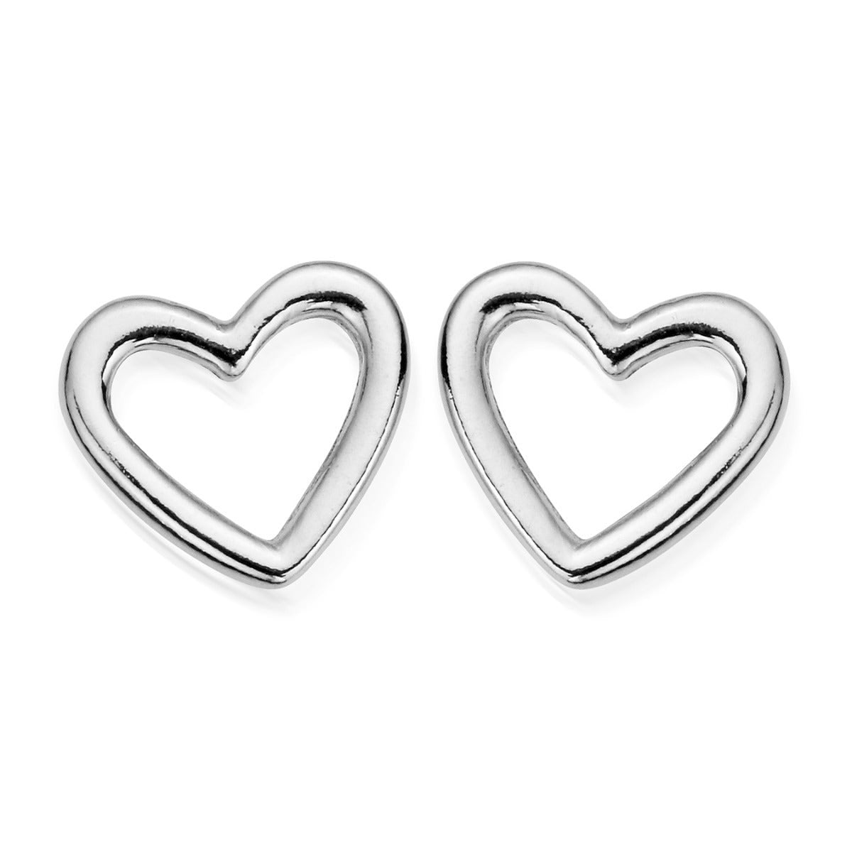 Open Heart Stud Earrings | ChloBo Jewellery