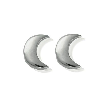 stud moon earrings | ChloBo