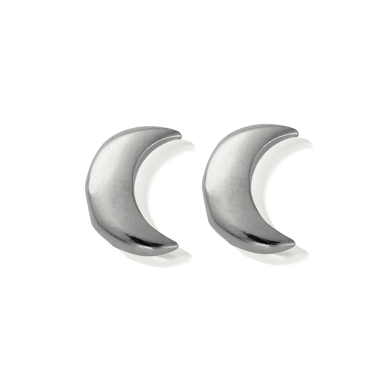 stud moon earrings | ChloBo