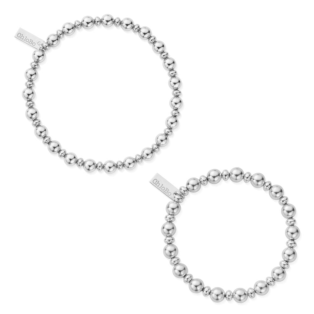 Slim Round Bracelet Gift Set - Men's Adult & Child