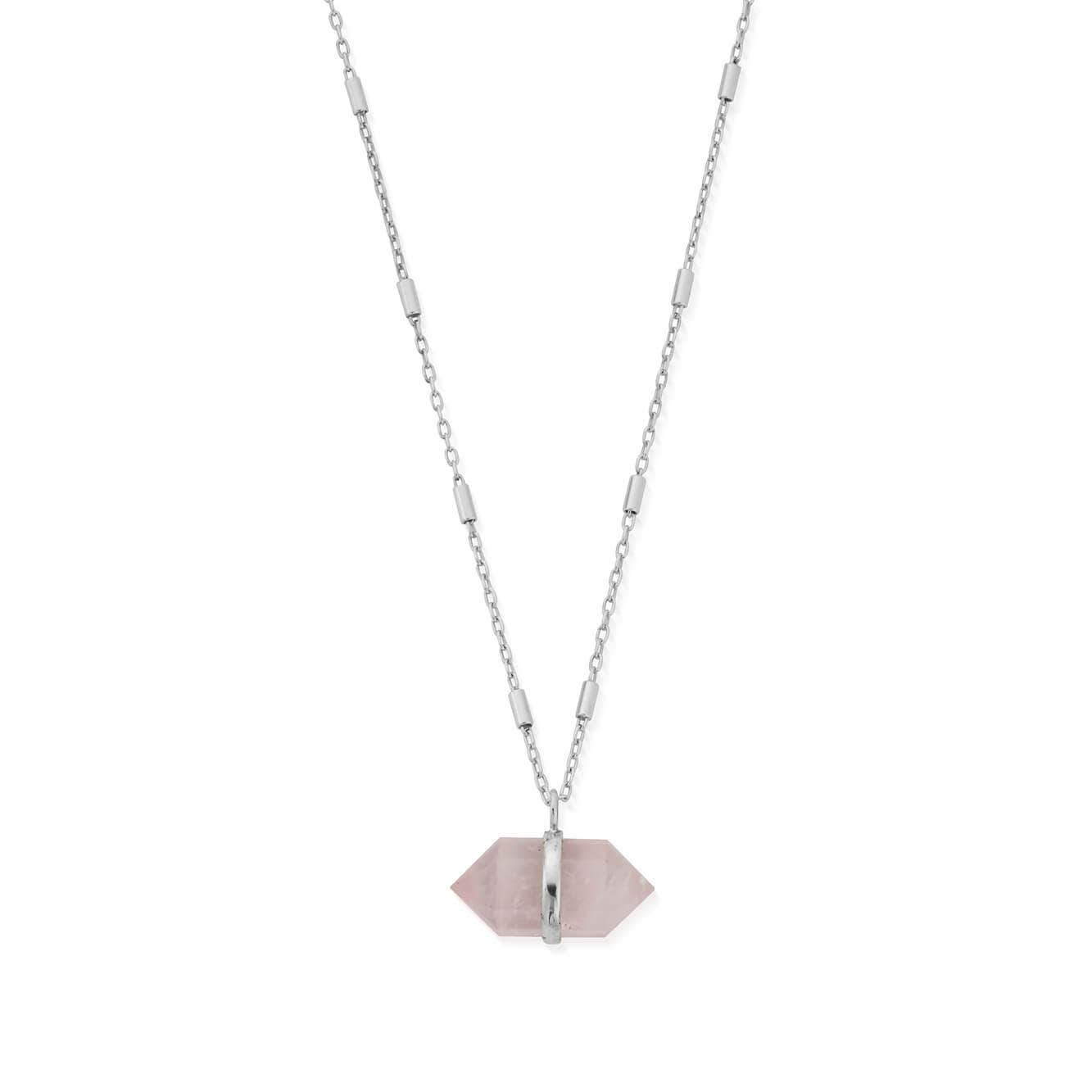 Love Goddess Rose Quartz Double Point Necklace | ChloBo