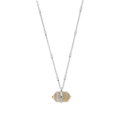 Sky Goddess Citrine Double Point Necklace | ChloBo