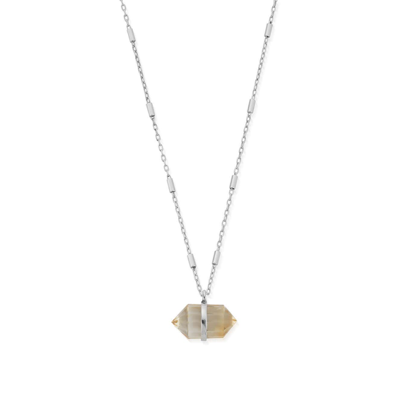 Sky Goddess Citrine Double Point Necklace | ChloBo