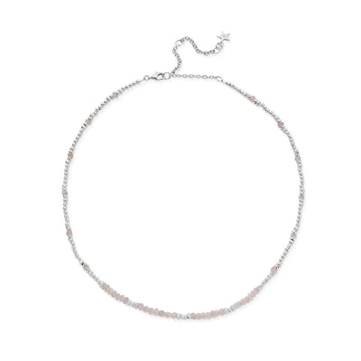 Summer of Love Rose Quartz Choker Necklace | ChloBo