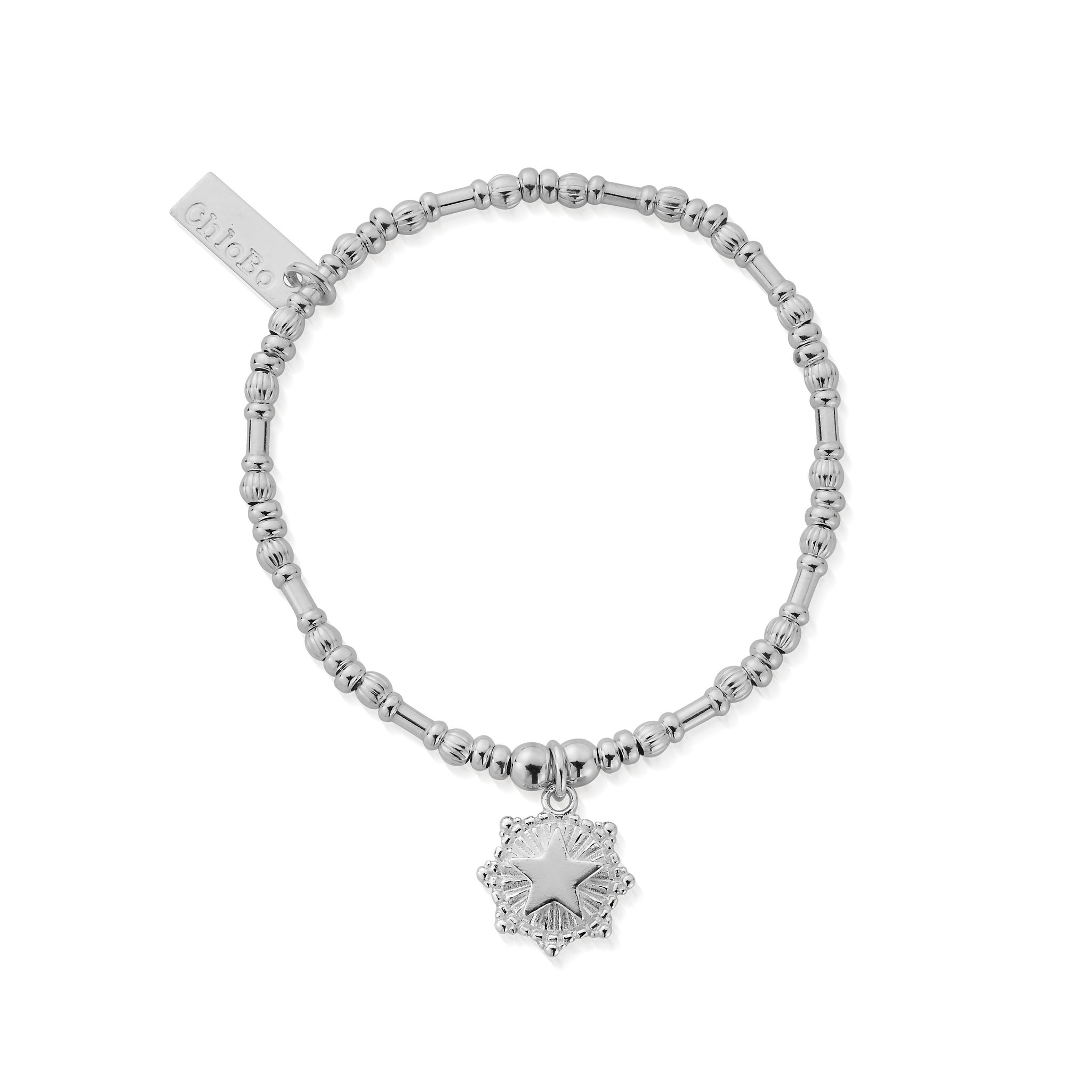 Children's Pumpkin Raised Star Bracelet