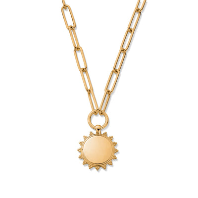 Personalised Sun Coin Necklace | ChloBo