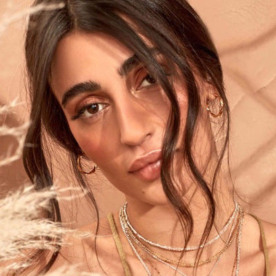 Summer of Love Rose Quartz Choker Necklace | ChloBo