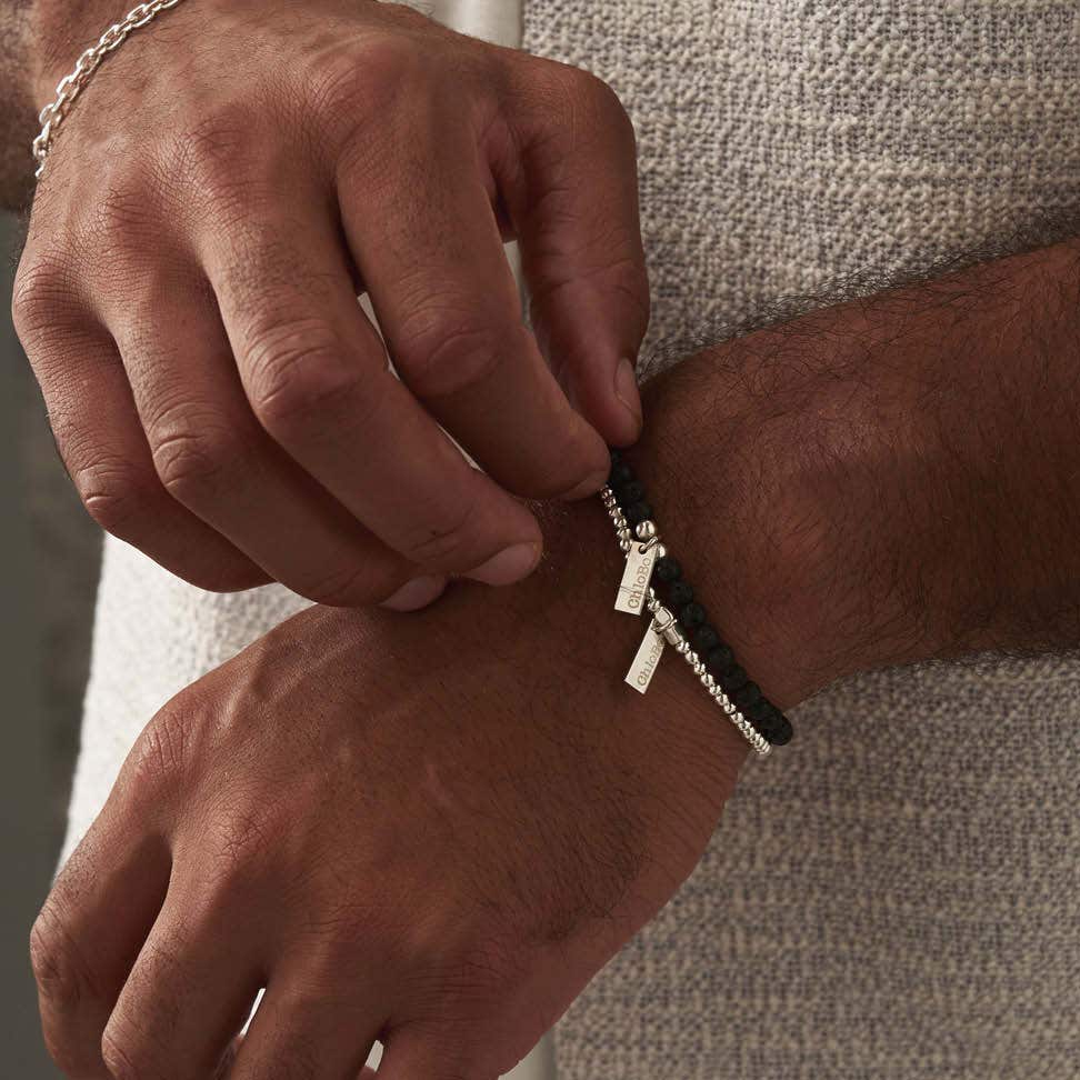 Men's Essential Bracelet Gold Silver Options – ChloBo UK